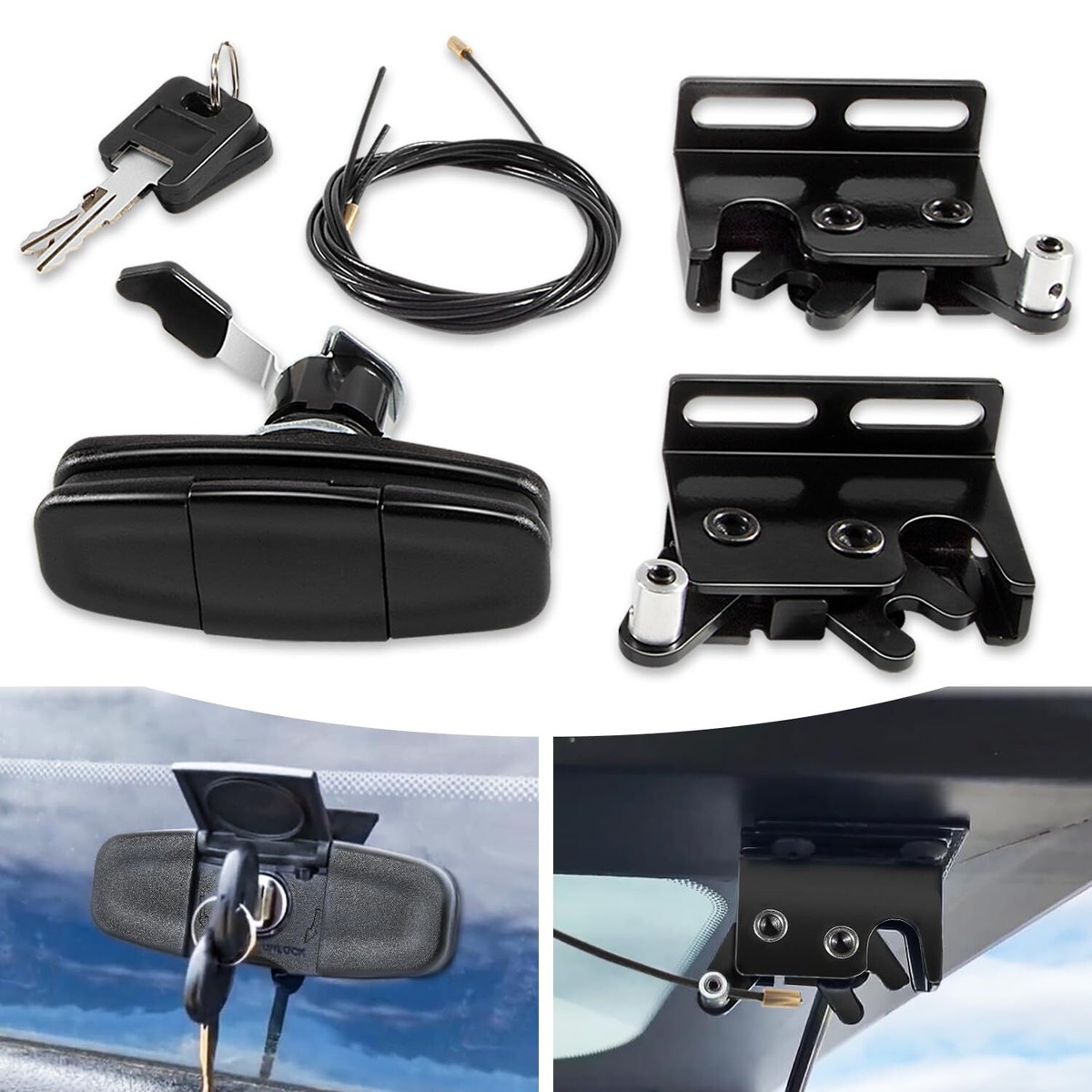 113436 Twist Handle Kit Latches for Leer Truck Cap 100XQ 100XL
