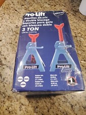 Pro-Lift Heavy Duty Jack Stands   3 Ton in Pair with Double Pins Design