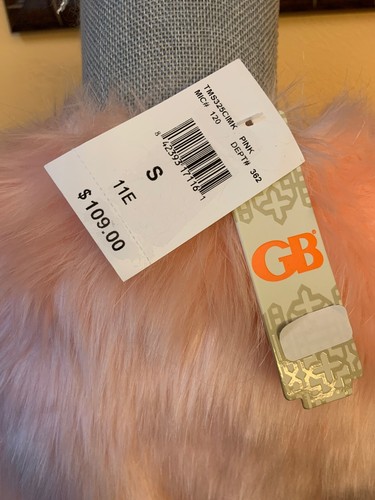 GB Ladies Pink Faux Fur Jacket Size Small - Picture 7 of 7