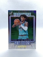 2020-21 Panini Donruss Basketball Ja Morant Franchise Features Green Flood #15