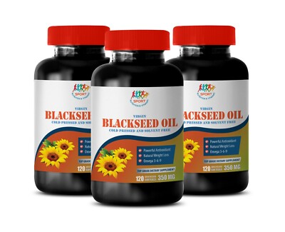digestion detox support  - BLACK SEED OIL - weight loss men and women 3 BOTTLE