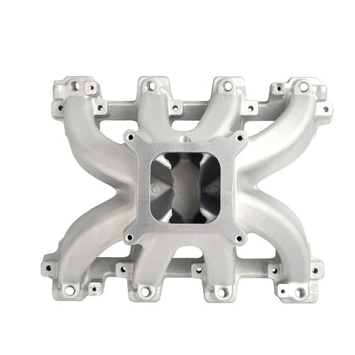 Colector de admisión EFI de un solo plano de aluminio satinado para Gen III LS1/LS2 - Imagen 6 de 9