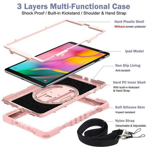 Robuste Stand Hard Case Hülle für Samsung Tab A7 A8 A9 S6 S7 S8 S9 FE Plus S10 - Bild 39 von 73