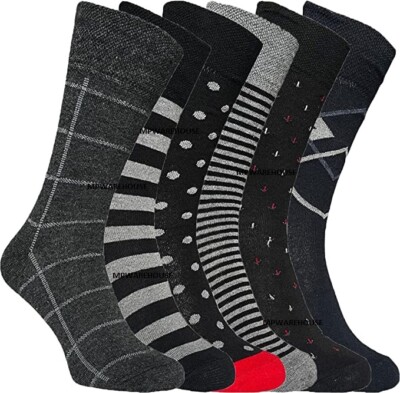 3B Xclusive Attire 6 & 12 Paia Di Calzini Da Uomo Casual - Foto 7