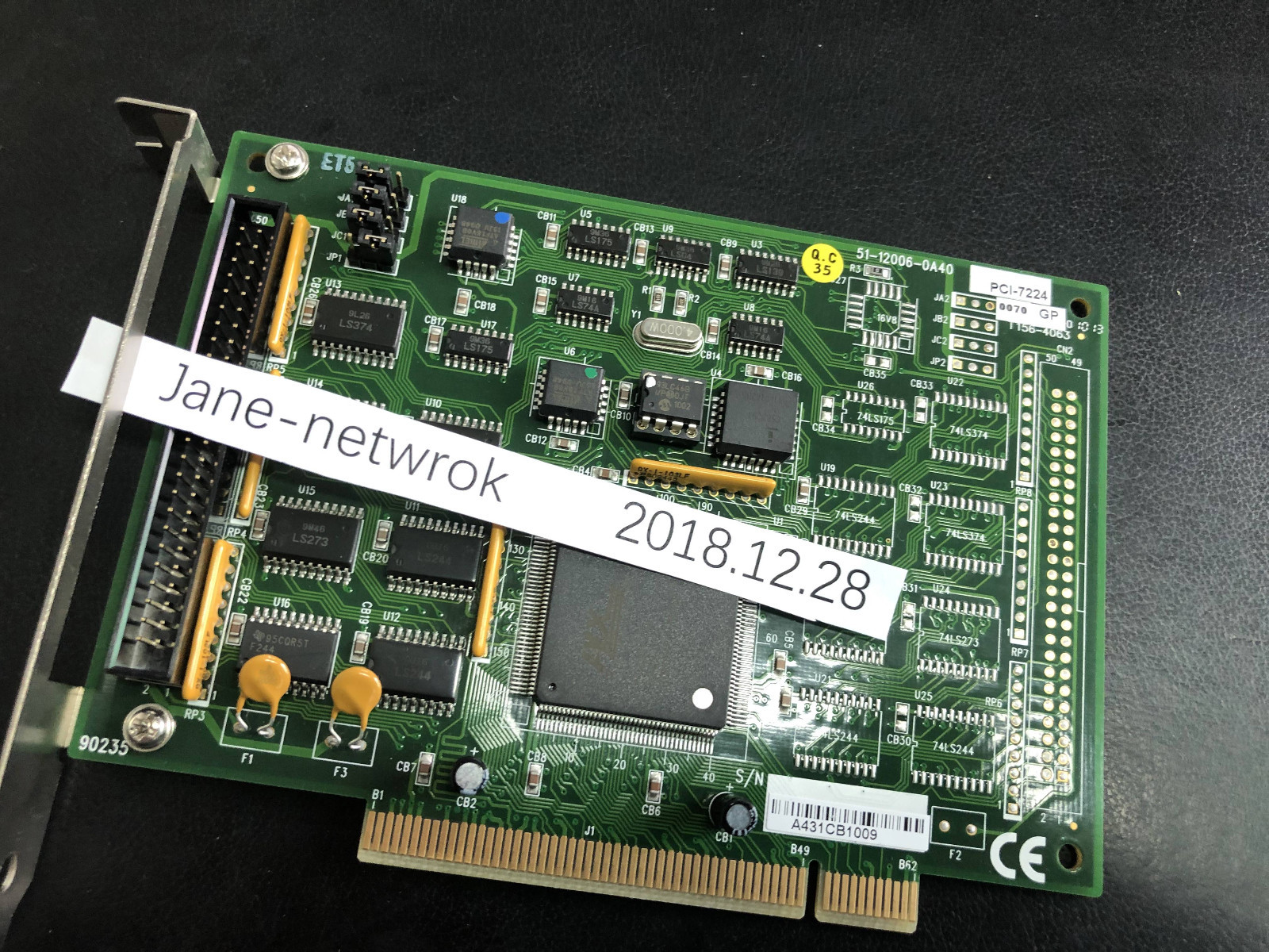 1PCS USED PCI-7224 via DHL or Fedex fast shipping