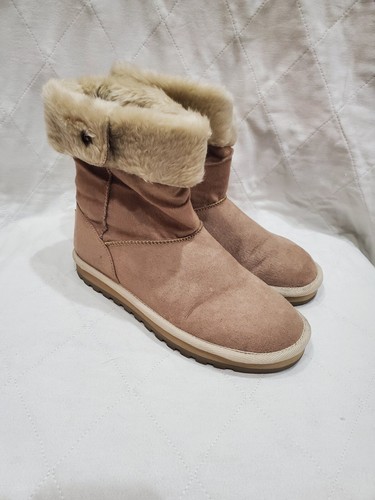 Skechers 46872 Australia Boiling Point  Boot Faux Winter Womens 9 US Sand