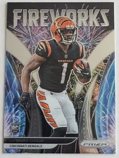 2021 Panini Prizm #F-11 Ja'Marr Chase Fireworks
