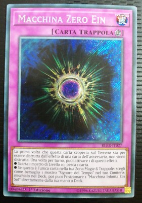 ZERO EIN Rare Secret Machine auf Italienisch BLRR-IT027 YUGIOH