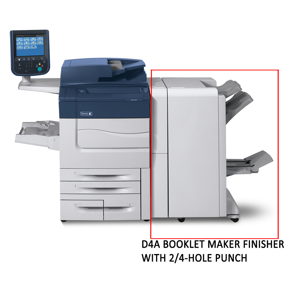 Xerox BR Booklet Maker Finisher With 2 3 Hole Punch D4A 7970