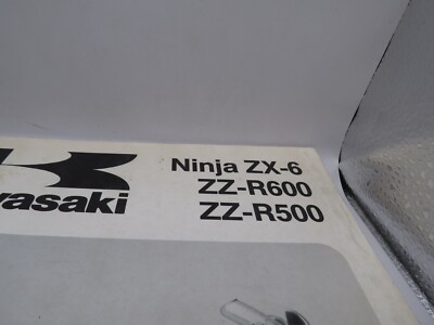 Used Kawasaki Ninja ZX500 ZX600 Genuine Supplement Service Manual