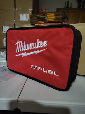 New Milwaukee Fuel M12 14  x 9  x 3  Heavy Duty Contractors Tool Bag 