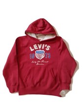 Levis hoodie For Boys Large 12-13years Red. Patched Logo  Prints On The...