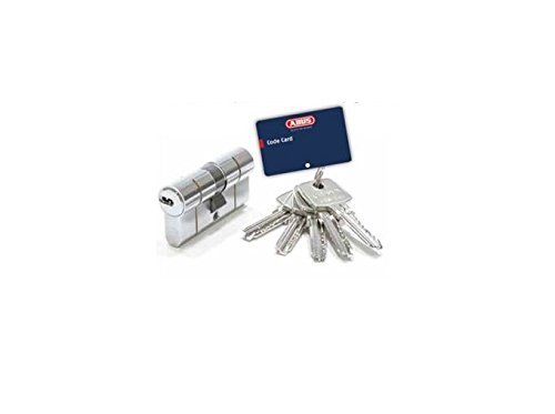 CYLINDRE SERRURE HAUTE SECURITE 40/40 BOUTON ABUS 5 CLES REF D6PS - Picture 3 of 5