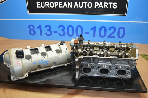 2011 970 PORSCHE PANAMERA 3.6L LEFT SIDE ENGINE CYLINDER HEAD COMPLETE ...