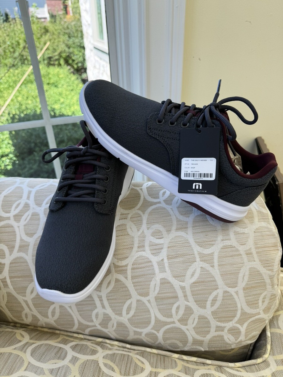 THE DAILY 2 WOVEN SHOE!! TRAVIS MATHEW! MENS 7.5 | eBay