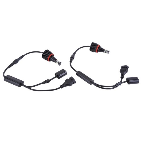 Für BMW E60/61/71/70/82 LCI E90/91/93 2× H8 120W Angel Eyes Ringe Standlicht - Afbeelding 12 van 16