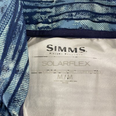 Chemise De Soleil Simms Solarflex Homme - Manches Longues, Légère, 1/4 Zip, Taille XL