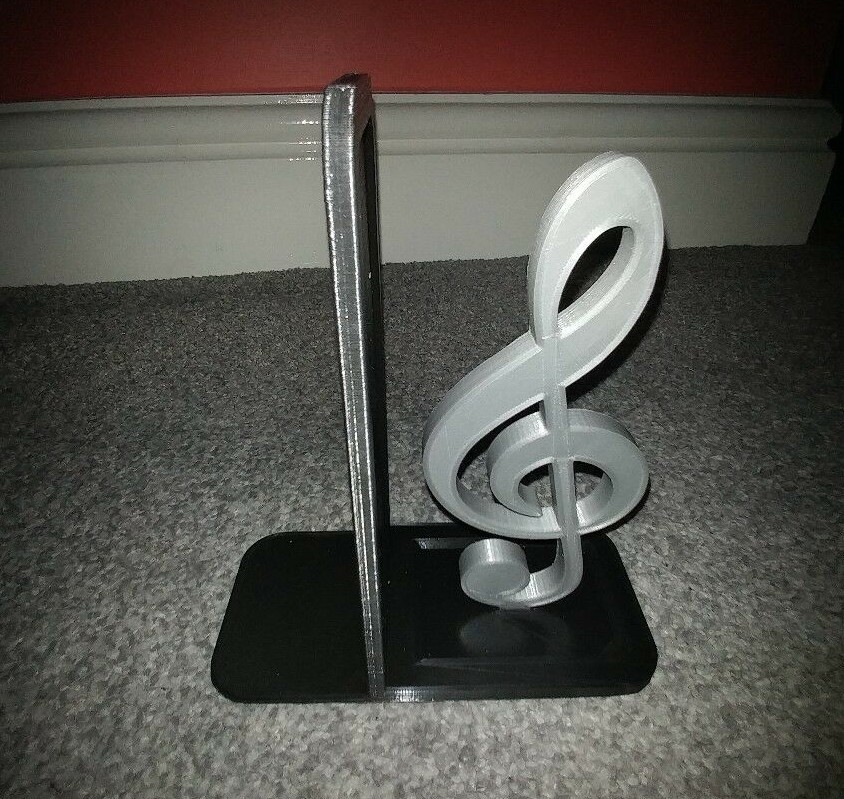 Music Themed Decorative Bookshelf Bookend Musical Notes Multi Colour eBay