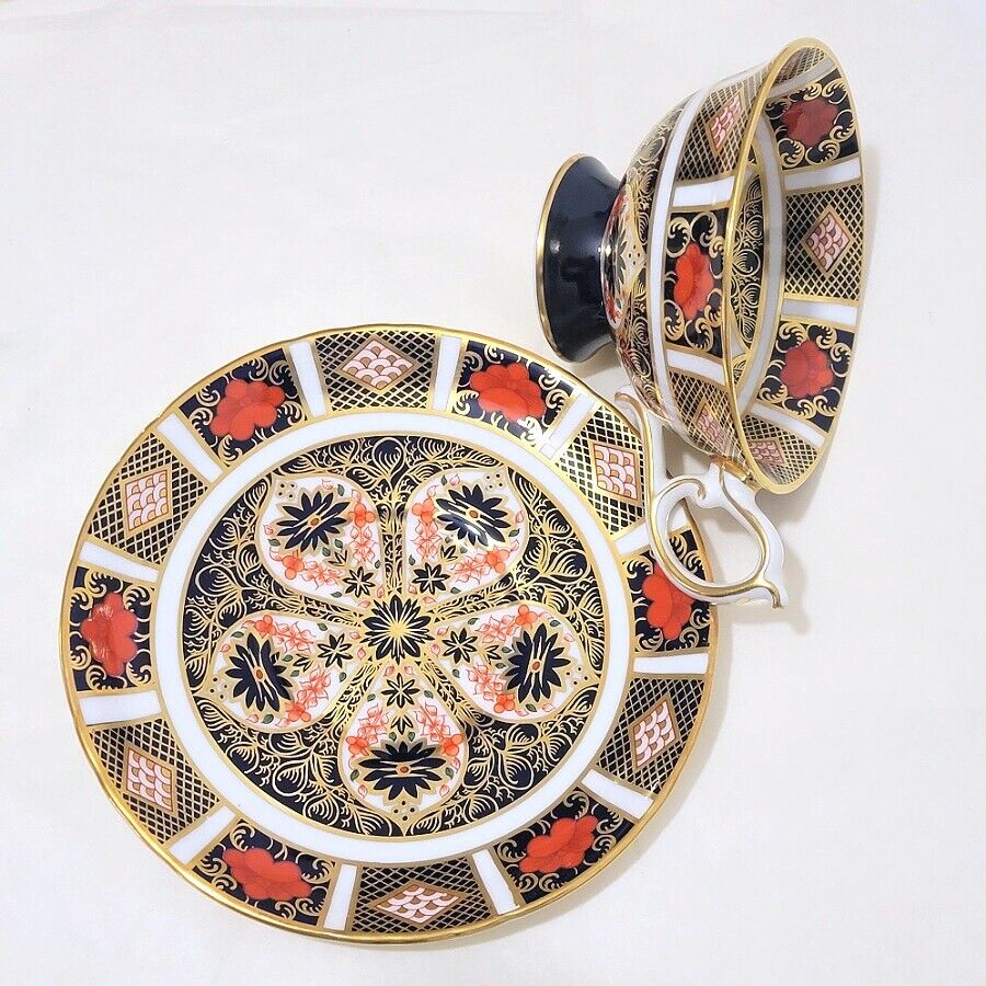 Royal Crown Derby Old Imari 1128 Elizabeth Cobalt Blue Tea Royal Crown Derby Old Imari 1128 Elizabeth Cobalt Blue Tea