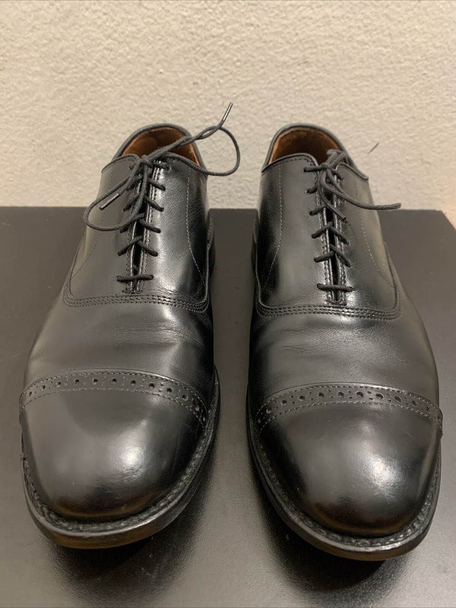 靴 Allen Edmonds 5705 Fifth Avenue Allen Edmonds 5705 Fifth Avenue Black Calf Cap Toe Oxford Shoes
