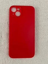 NEW Apple iPhone 15 Plus Red Cell Phone Case Slim Shock Absorb Cover Flexible