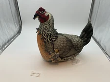 John Derian x Target - 14” x 13” Beaded Chicken Plush Pillow - - NEW - IN HAND