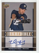 Hernan Iribarren 2009 Upper Deck Series 2 Inkcredible Auto Card