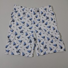 Polo Ralph Lauren Teen XL 18/20 White Windsurf Polo Bear Graphic Spa Terry Short