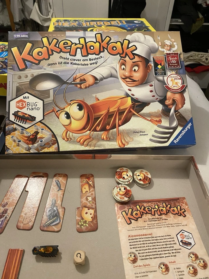Brettspiel, Kakerlakak, Retro, Vintage, Neuwertig, Komplett, Ravensburger  - Bild 2 von 4