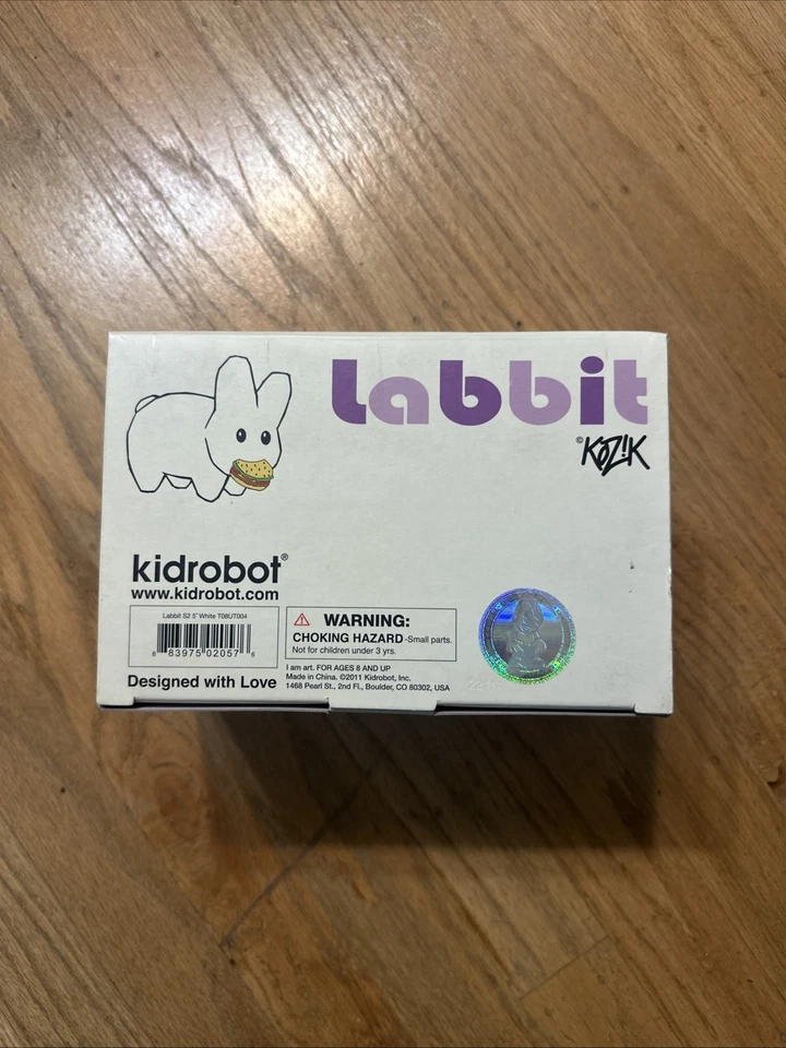 Frank Kozik Labbit Máscara de Helado Vinilo Kidrobot Serie 1 5" Mini Figura Arte Juguete Foto 4 de 4