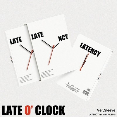 LATENCY [LATE O  CLOCK] 1st Mini Album SLEEVE Ver./CD-R+Foto Buch+Poster+6 Karte
