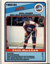 1984-85 O-Pee-Chee Paul MacLean #371 Winnipeg Jets