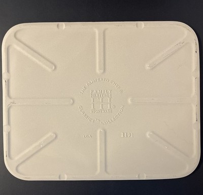 Pampered Chef 12 x15 Rectangle Baking Stone Stoneware 