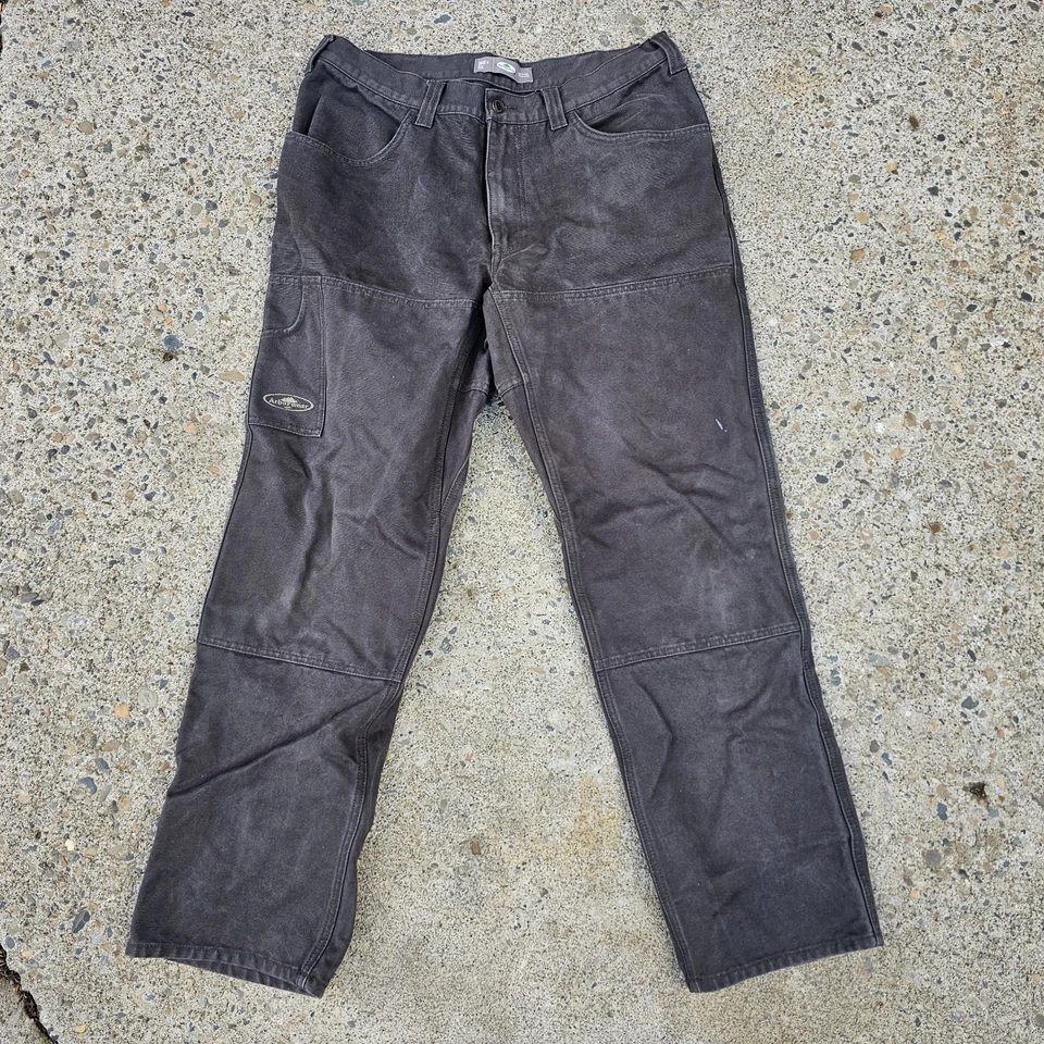 Pantalones Arborwear Original Tree Climbers Doble Rodilla Lona Para Hombre 36x32 (34x30) Foto 2 de 4