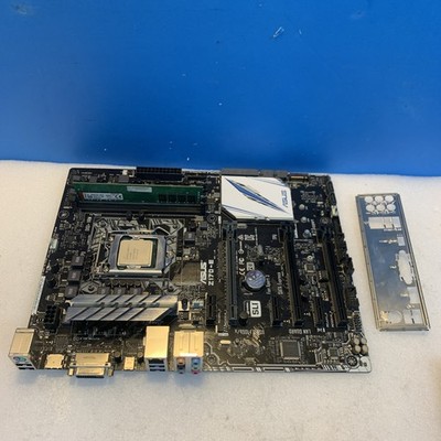 ASUS Z170-E Motherboard DDR4 LGA1151 PCIe SATA USB-C HDMI + i7-6700K + 8GB RAM