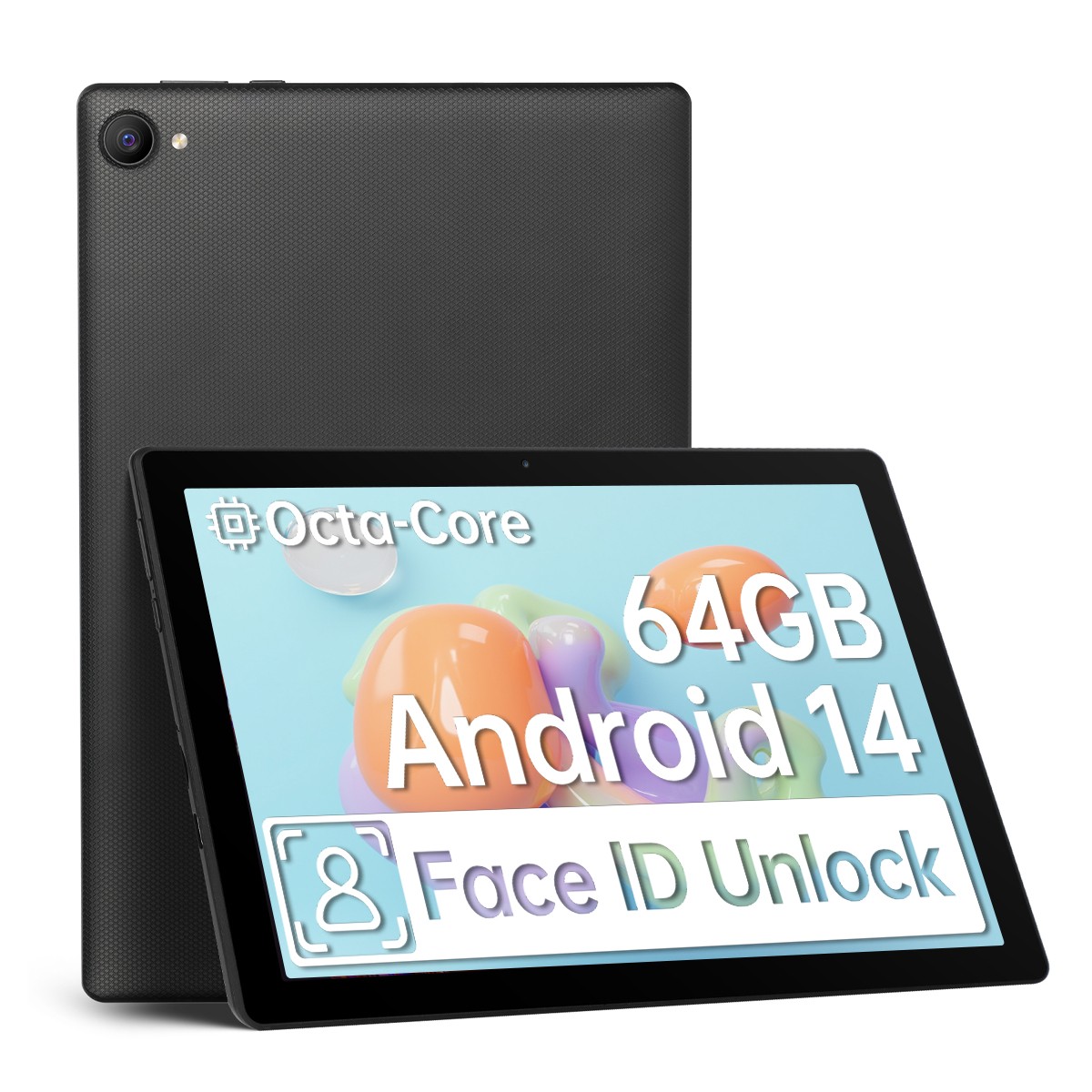 Tablet 10.1 inch Android 14 Tablet 8GB RAM 64GB Octa Core 1280*800