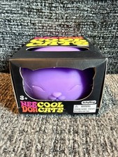 NeeDoh Cool Cats Purple Squishy Fidget Stress Toy Rare Nee Doh Authentic