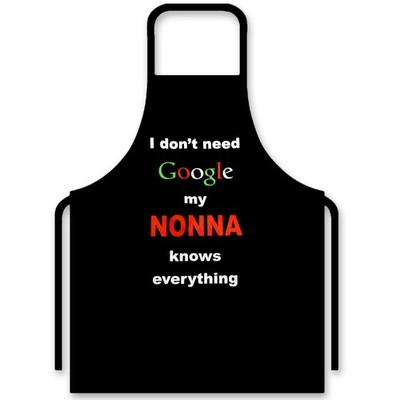 Mondano I Don't Need Google... Italian Apron
