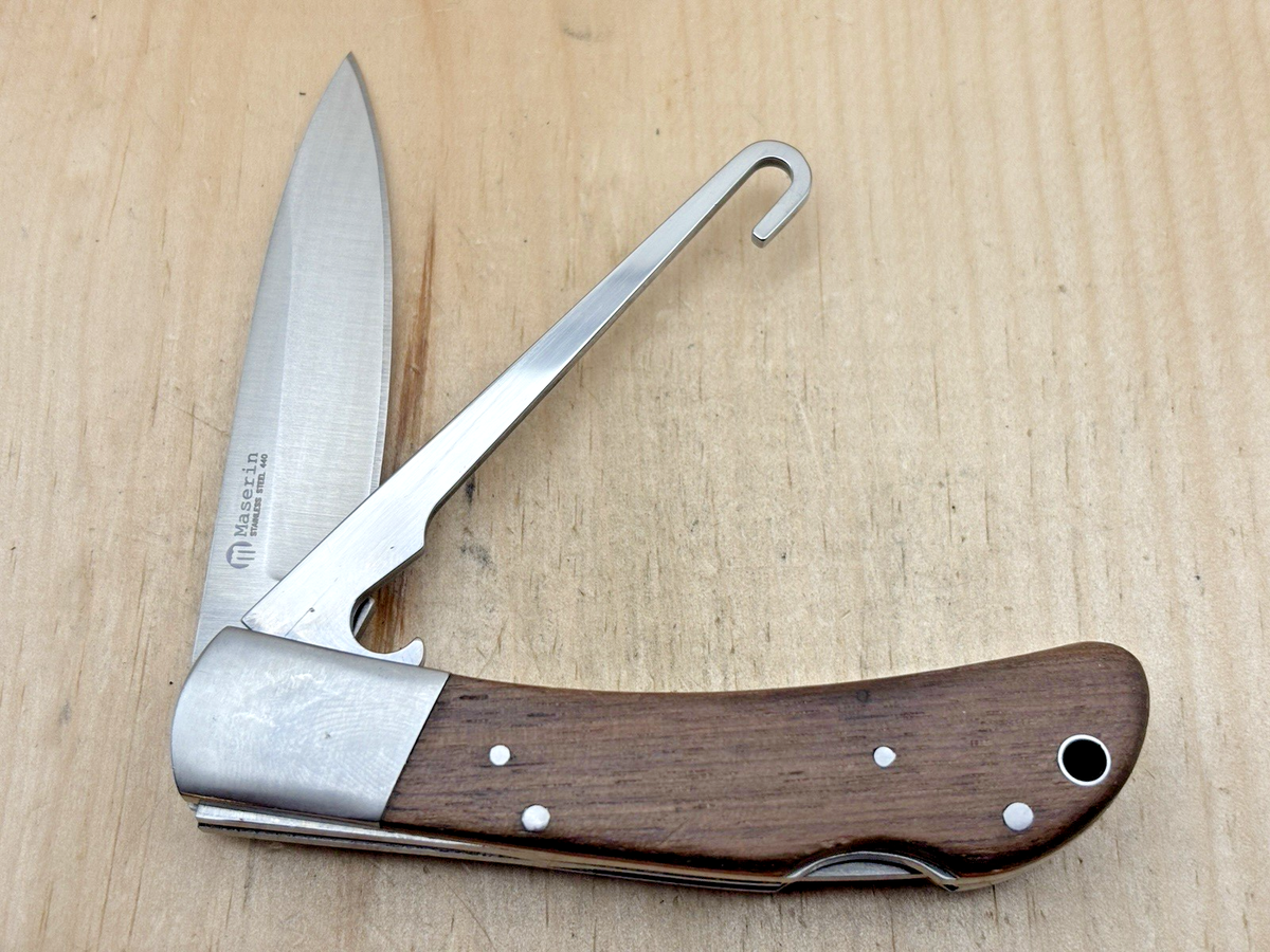 Beretta Nyala Lock Pocket Knife 440 Steel Spear/Bird Hook Blades