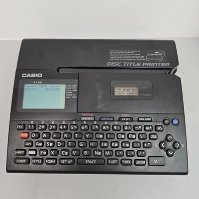 Casio CW-K85 Disc Title Printer Working CD DVD | eBay Casio CW-K85 Disc Title Printer Working CD DVD | eBay