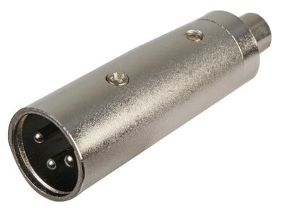 PRO SIGNAL - XLR-Stecker auf Cinch-Phono-Buchse Adapter