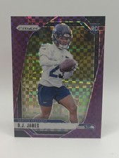 2024 Panini Prizm #322 D.J. James Purple Power #/49