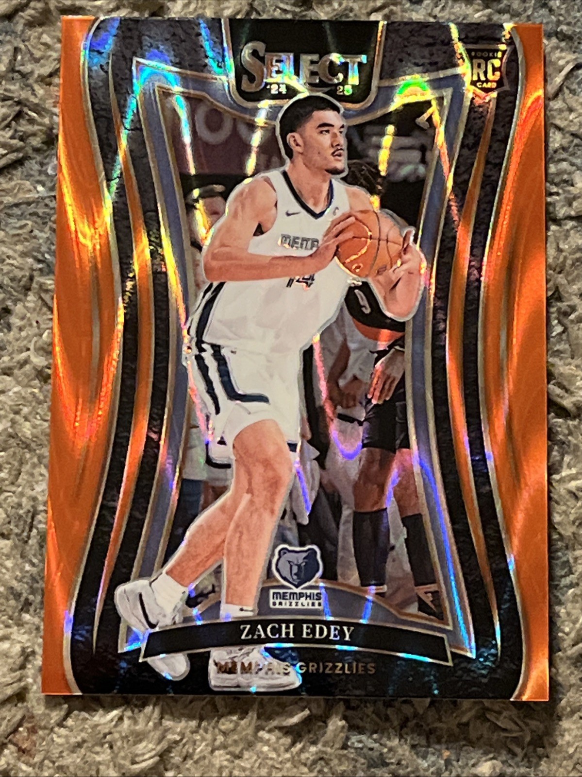 2024-25 Panini Select - Mezzanine Level Zach Edey #391 Tectonic Prizm (RC)