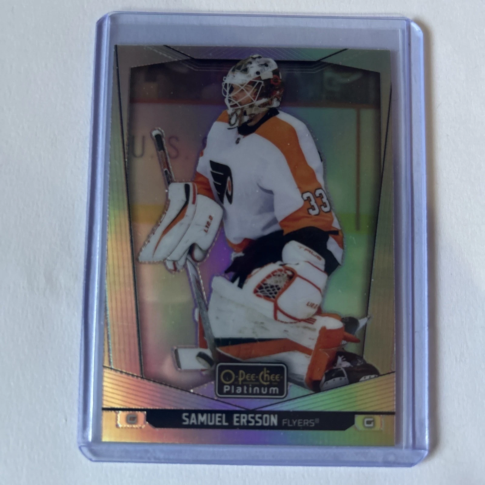 2024-25 UD OPC Platinum Rainbow 141 Samuel Ersson - Philadelphia Flyers