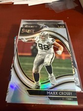 2020 Panini Select #311 Maxx Crosby Silver Prizm Field Level
