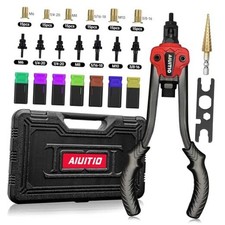 Rivet Nut Tool with a Step Drill Bit  90 Rivnuts, 13" Heavy Duty Rivnut Tool