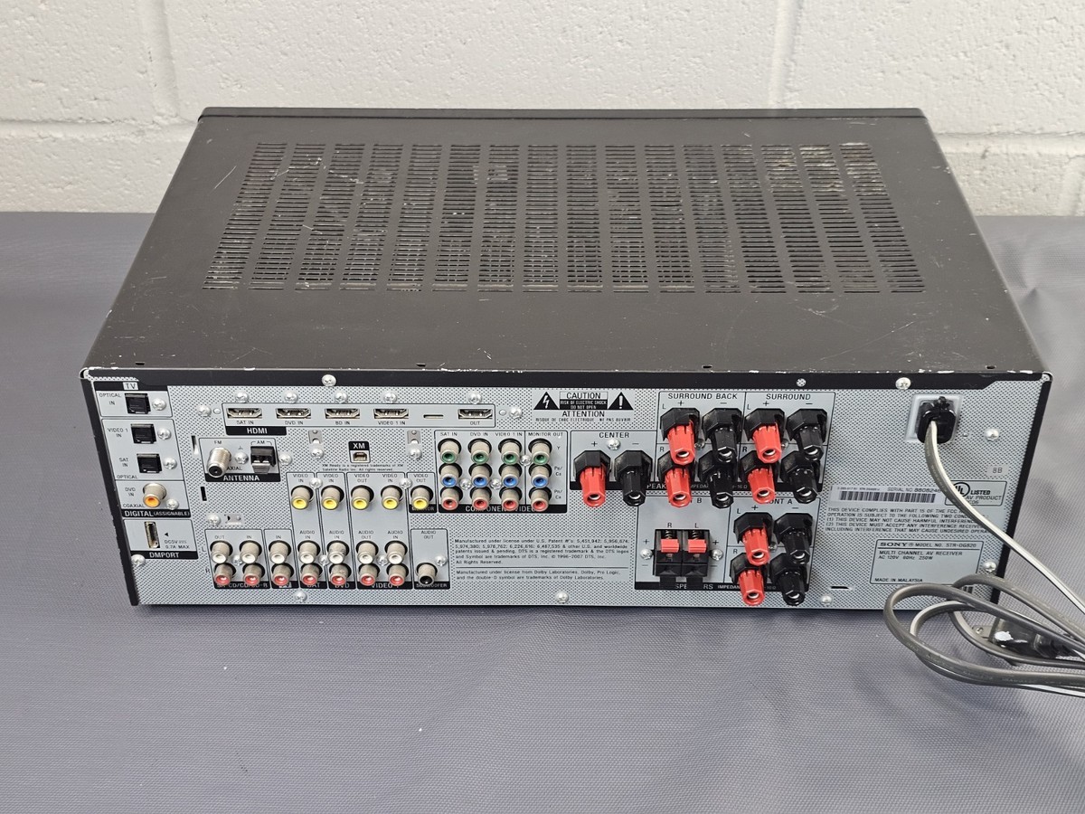 Sony STR-DG820 7.1 770W Multi Channel Home Theater AV Receiver