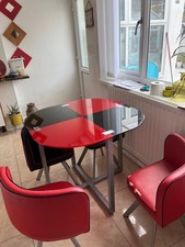 Dining Table Set with 4 Chairs