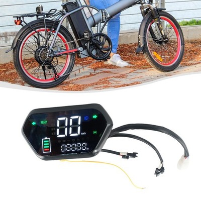 Support 48-72V EBike LCD Meter Ebike Bedienfeld ABS Gehäuse Dashboard Meter