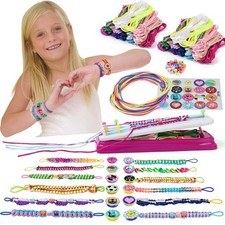 Friendship Bracelet Making Kit - Make Bracelets Craft Toys for Girls Age 8-12...